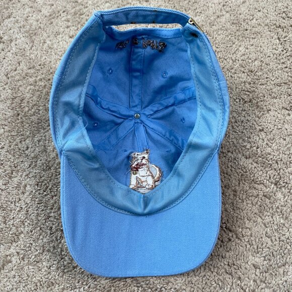 Life is Ruff Hat Adult OS Blue Embroidered Dog Talk To The Paw Baseball Cap - Picture 6 of 6